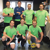 one-derers take on footie challenge for charity!