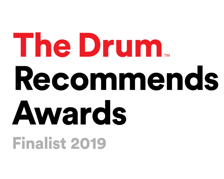 Finalist in Nine Categories in The Drum Recommends Awards