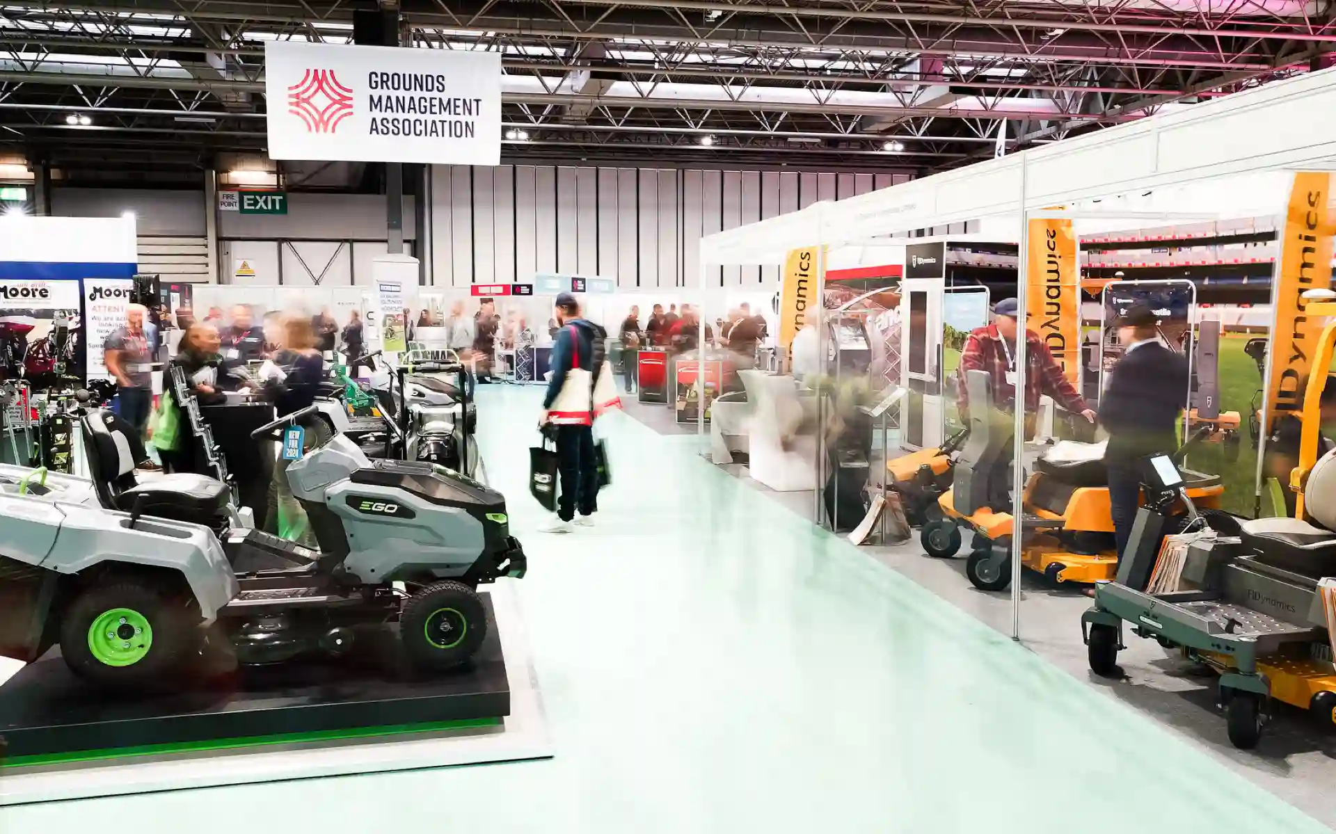 A range of machines on display at SALTEX